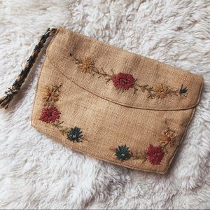 Vintage Floral Clutch